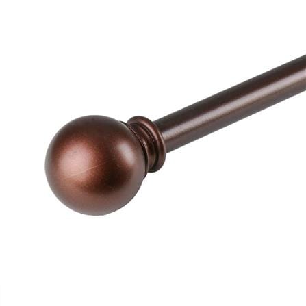 STEEL TENSION ROD HOME LIVING STYLE BALLOON 110-210CM BROWN