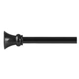 STEEL TENSION ROD HOME LIVING STYLE EGYPTIAN 180-310CM BLACK