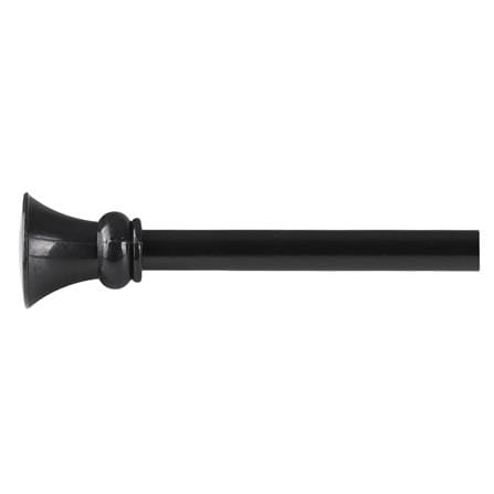 STEEL TENSION ROD HOME LIVING STYLE EGYPTIAN 110-210CM BLACK