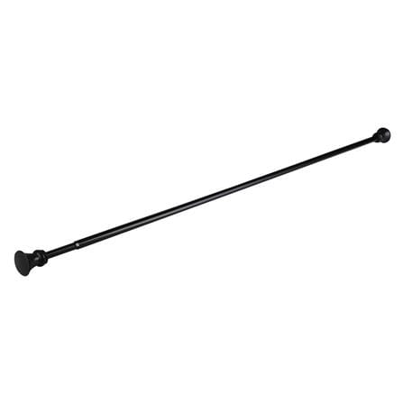 STEEL TENSION ROD HOME LIVING STYLE EGYPTIAN 110-210CM BLACK