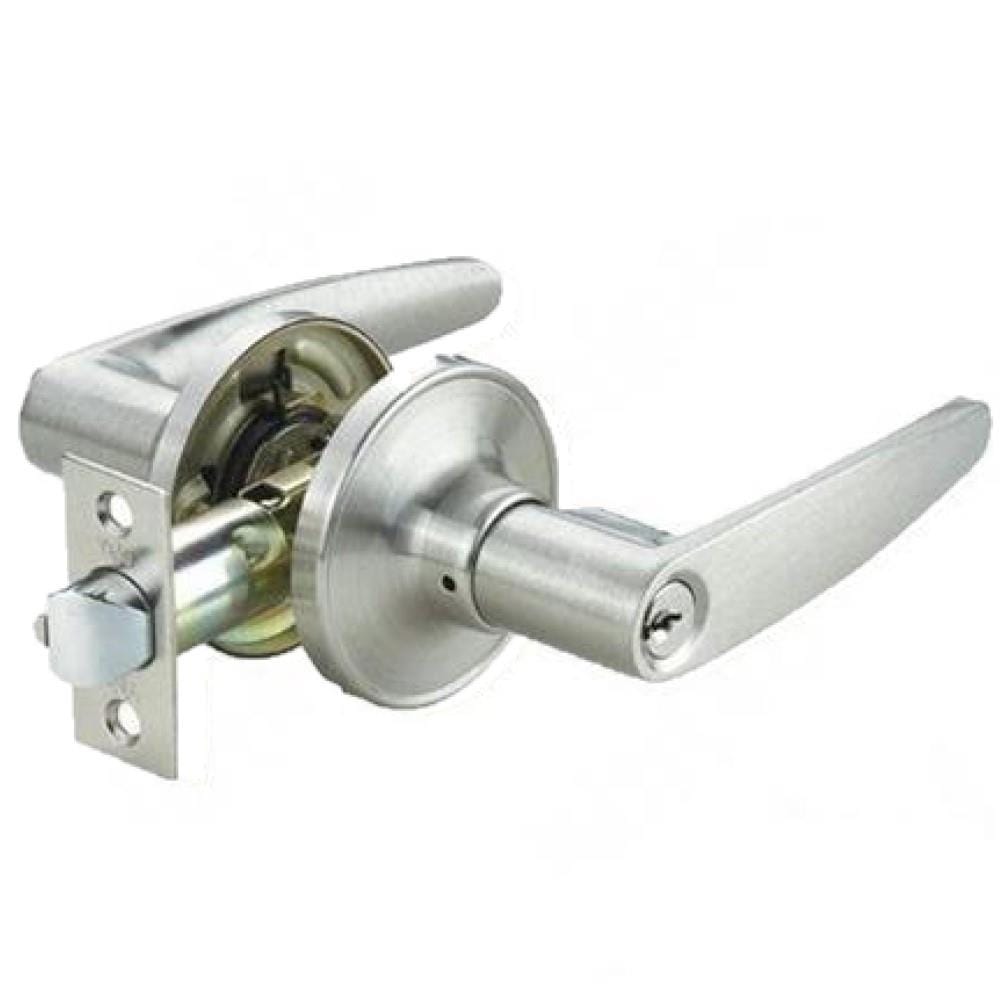 YALE BATHROOM LEVER VL4442 60MM US15 SATIN NICKEL