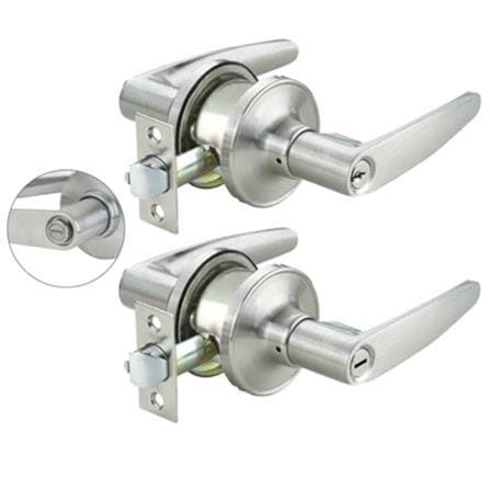 YALE BATHROOM LEVER VL4442 60MM US15 SATIN NICKEL
