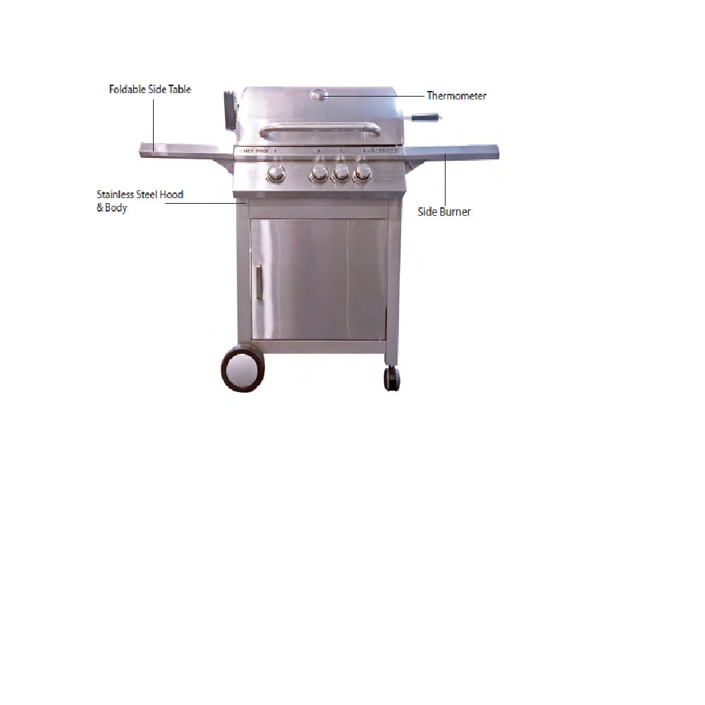 LIBERTY CHEF PRO GAS BBQ GRILL