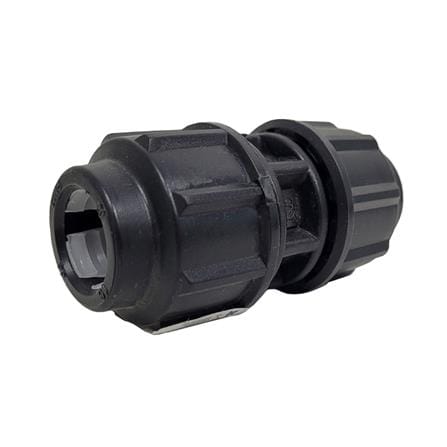ATKC POLY FITTINGS STRAIGHT COUPLER 20MM x 20MM
