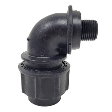 ATKC POLY FITTINGS MALE BEND 25MM x 1/2"