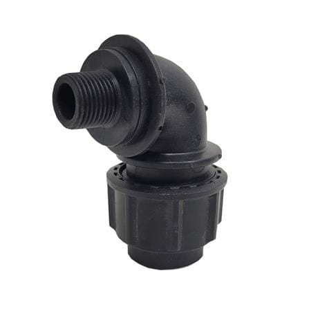 ATKC POLY FITTINGS MALE BEND 25MM x 1/2"