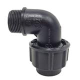 ATKC POLY FITTINGS MALE BEND 20MM x 3/4"