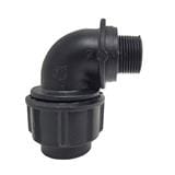 ATKC POLY FITTINGS MALE BEND 25MM x 3/4"
