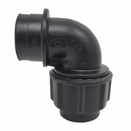 ATKC POLY FITTINGS FEMALE BEND 25MM x 3/4"