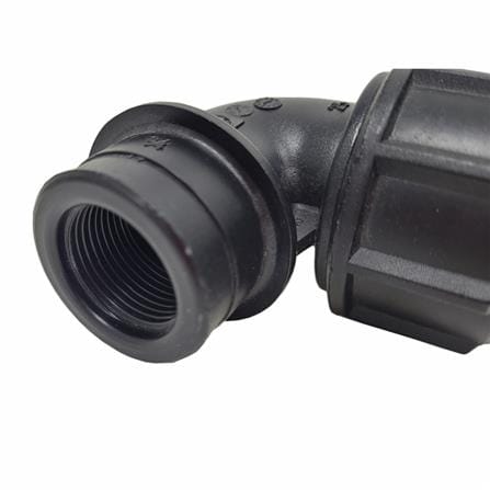 ATKC POLY FITTINGS FEMALE BEND 25MM x 3/4"