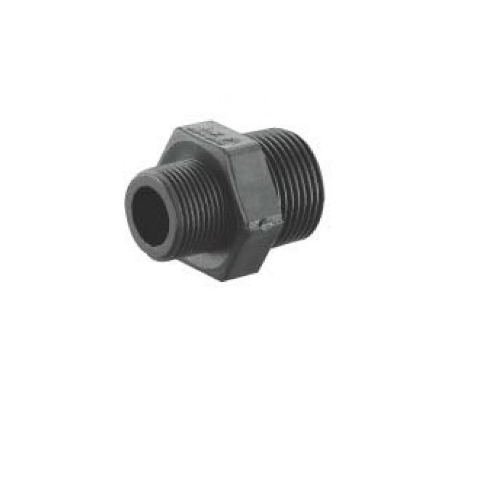 ATKC POLY FITTING EQUAL NIPPLE 1/2"