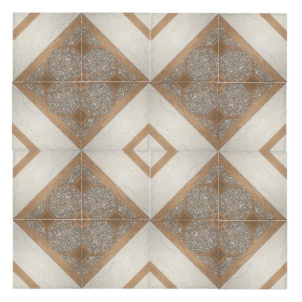 TARA FLOORTILE 40X40CM VIENKA-BROWN 0.96M2