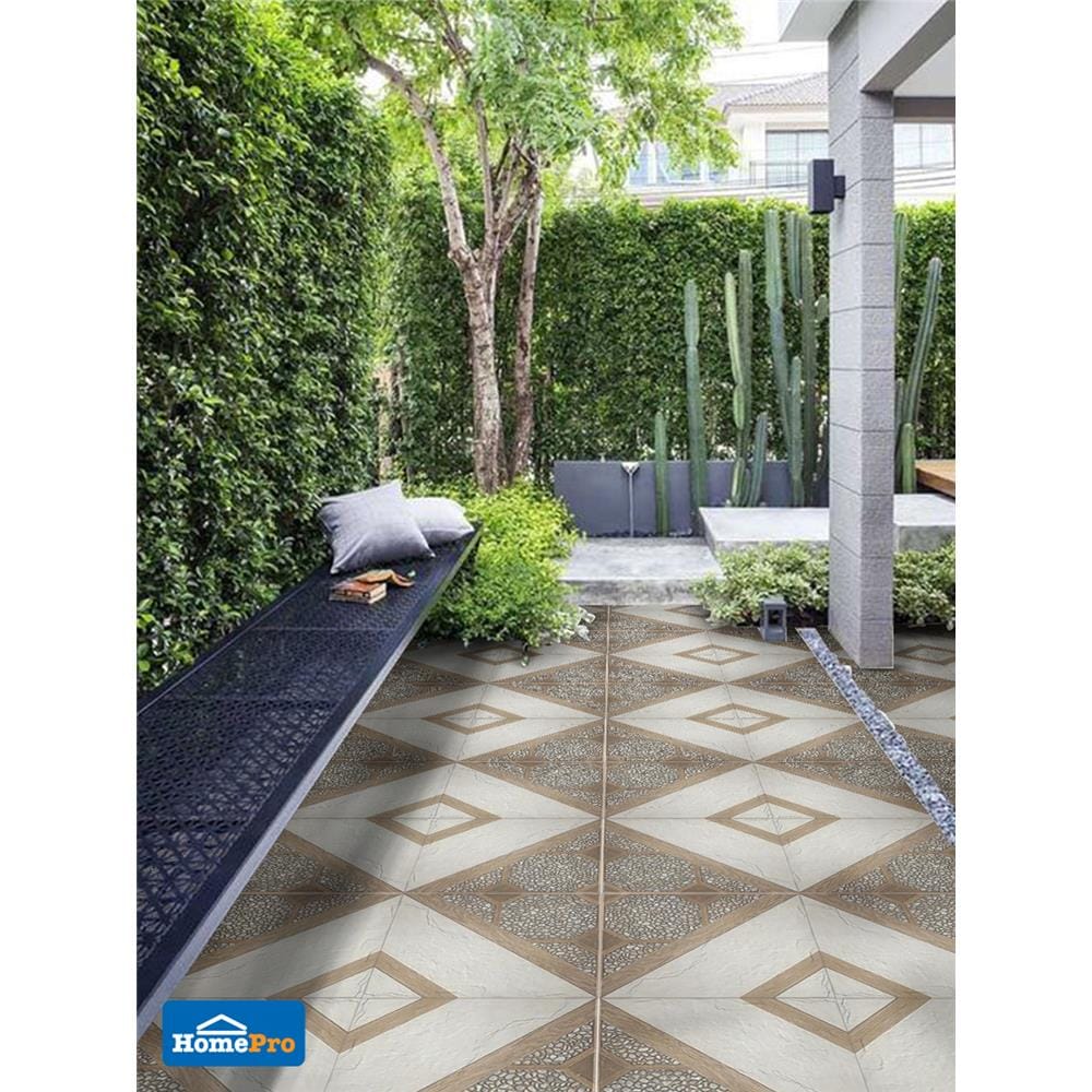 TARA FLOORTILE 40X40CM VIENKA-BROWN 0.96M2