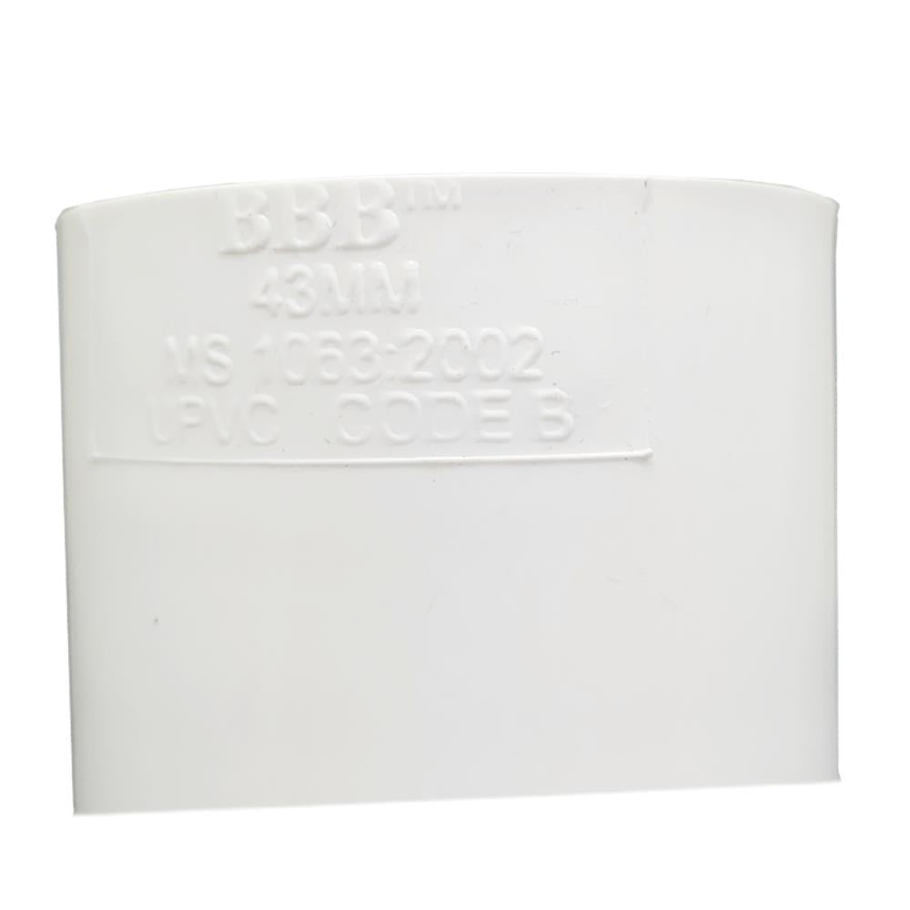 ATKC UPVC FITTINGS STRAIGHT COUPLING 1 1/2" 40MM