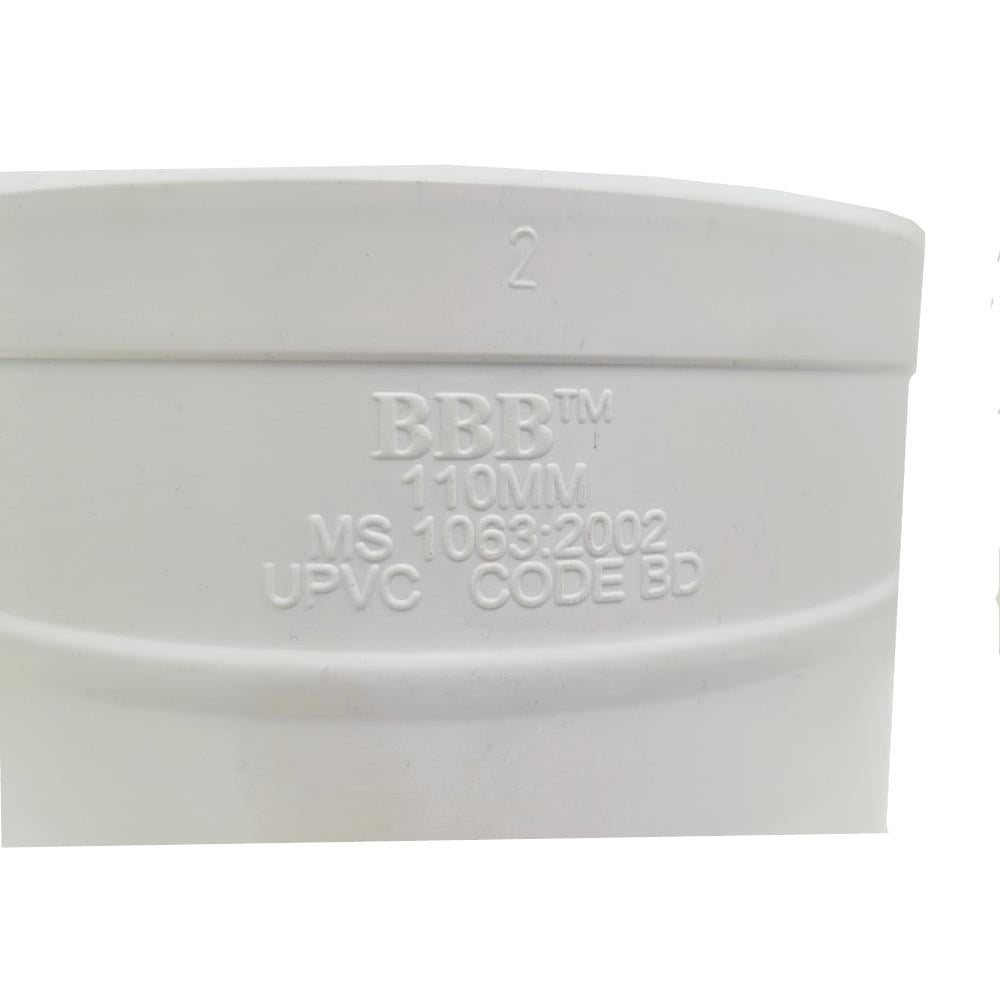 ATKC UPVC FITTINGS STRAIGHT COUPLING 4" 110MM