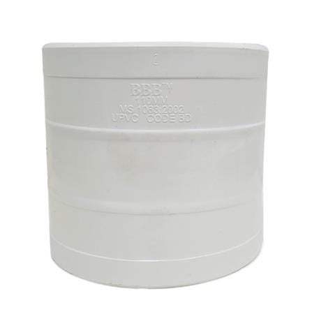 ATKC UPVC FITTINGS STRAIGHT COUPLING 4" 110MM