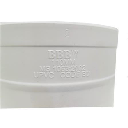 ATKC UPVC FITTINGS STRAIGHT COUPLING 4" 110MM