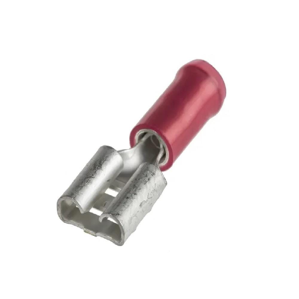 CONNECTOR SPADE (F) 6.6MM RED 12S ZEATAR