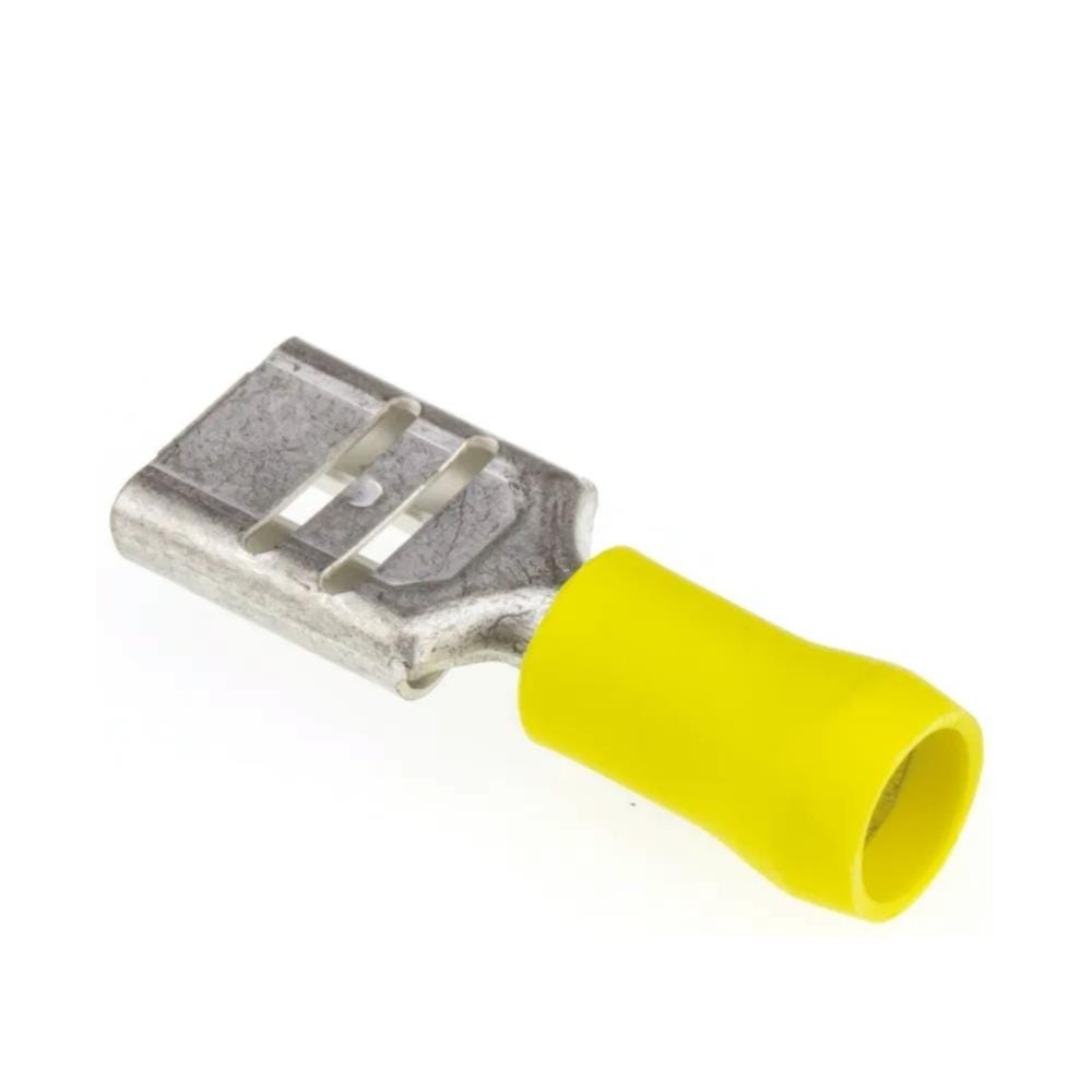 TERMINAL CONNECTOR SPADE FEMALE ZEATAR 6.6MM YELLOW