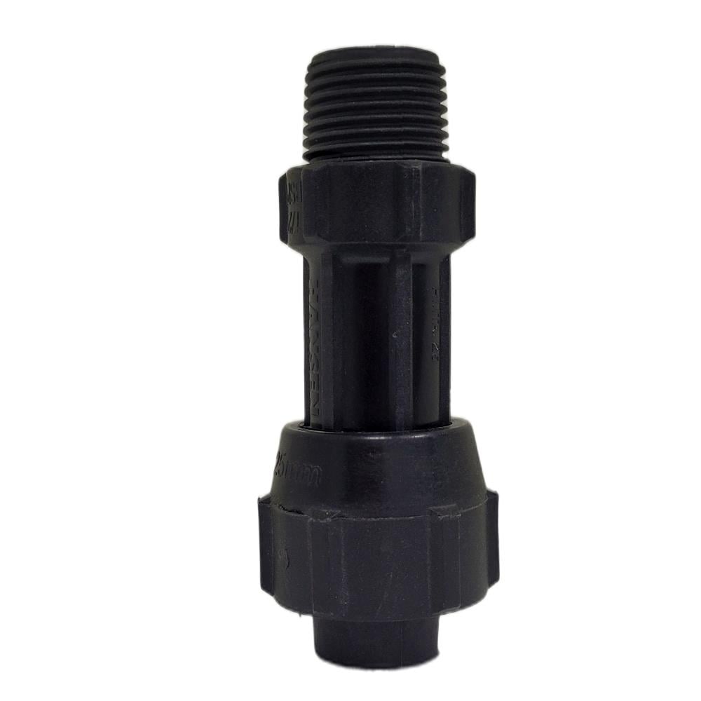 HANSEN FITTING MALE THREADED ADAPOTER 25MM x 1/2"