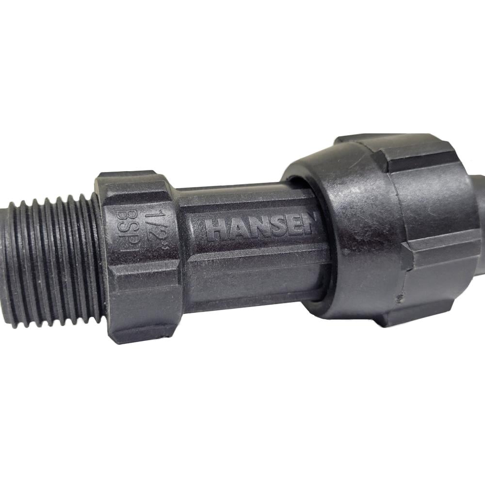 HANSEN FITTING MALE THREADED ADAPOTER 25MM x 1/2"