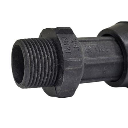 HANSEN FITTING MALE THREAD ADAPTOR 32MM x 3/4"