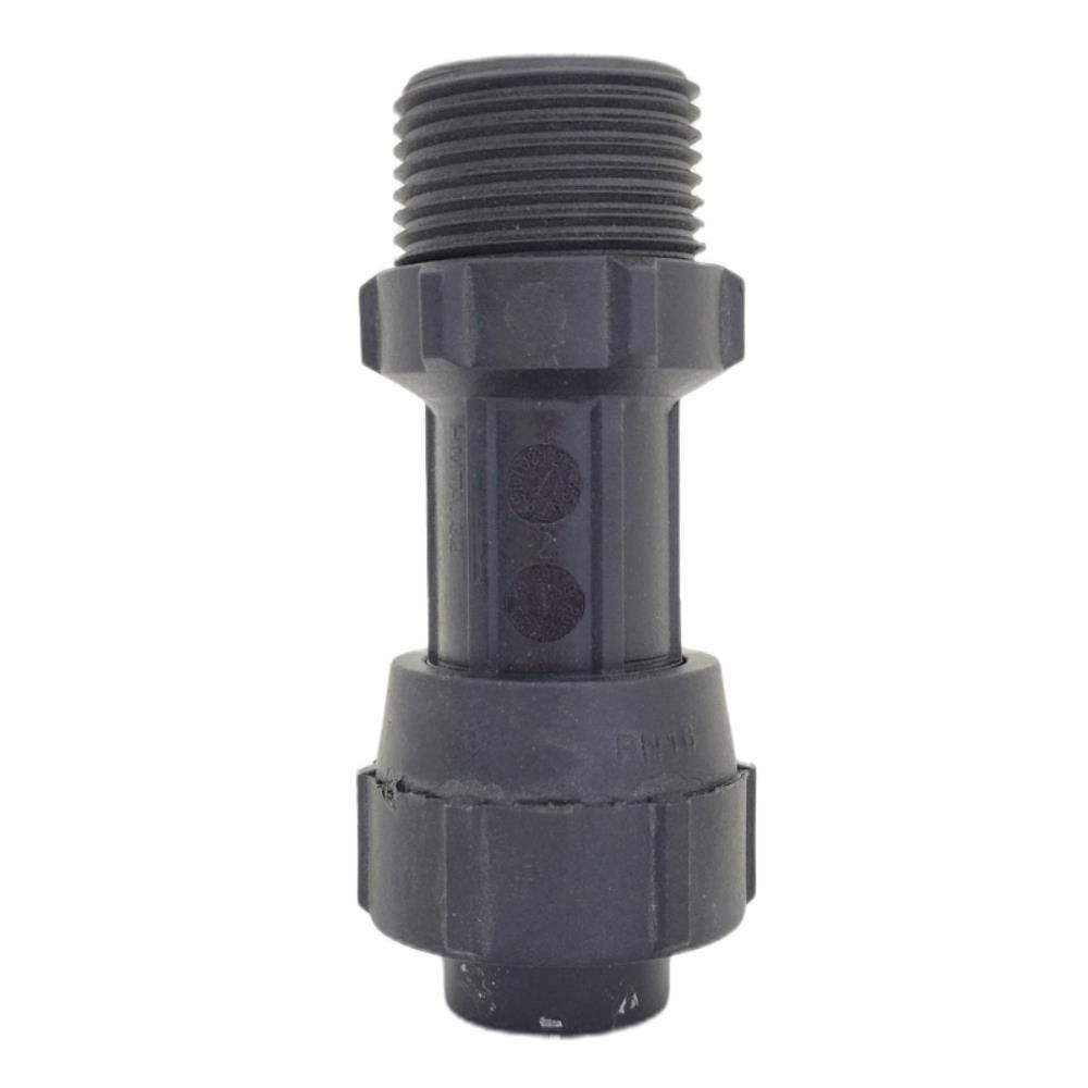HANSEN FITTING MALE THREADED ADAPOTER 32MM x 1"