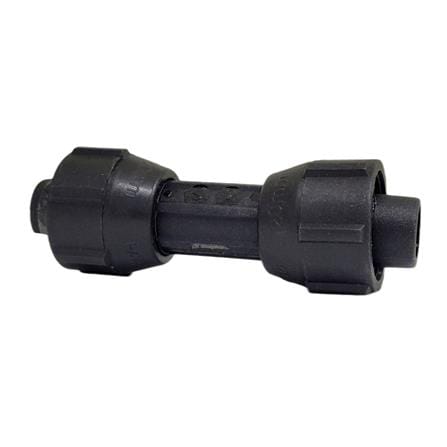 HANSEN POLY FITTING STRAIGHT EQUAL COUPLING 20MM x 20MM