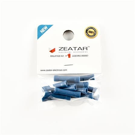 CONNECTOR BUTT 2.3MM BLUE 12S ZEATAR