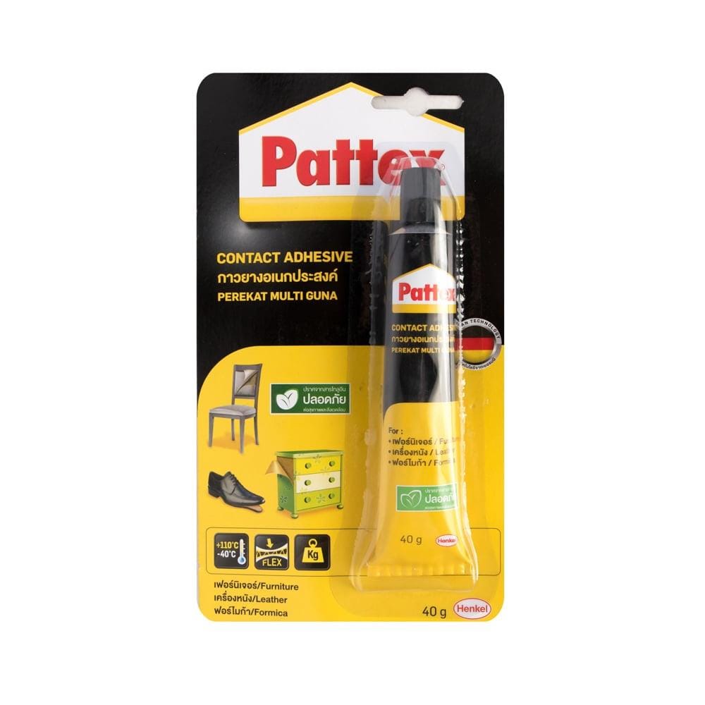 MULTIPURPOSE RUBBER GLUE PATTEX PT-CA-40Y 40G