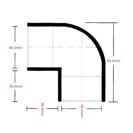 ATKC PVC FITTING EQUAL ELBOW( SWV) 1 1/2" (40MM)