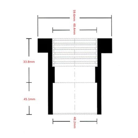 ATKC PVC FITTING P/T SOCKET 1 1/2" (40MM)