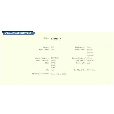 AREX FITTING LAMP SET LED T5 20W 120CM DAYLIGHT