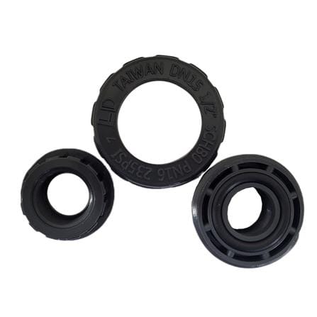 ATKC PVC UNION COUPLING 1/2" (THREADED END)