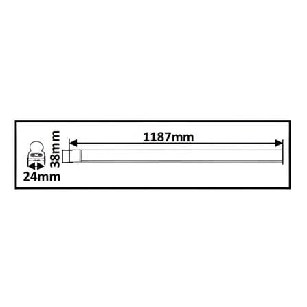 BASIC LAMP SET LED T5 - 20W 4F 4000K AREX