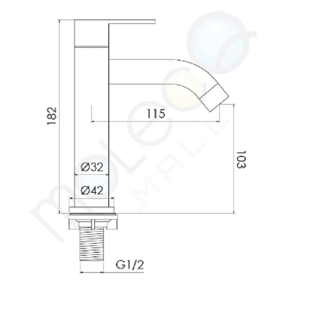 FILTON BASIN FAUCET WATER TAP COUNTER MOUNTED TF-C1016S SS304