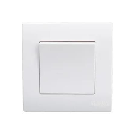 SELAMAT 10A 250V 1 GANG 1 WAY SWITCH MQ8101-1W WHITE