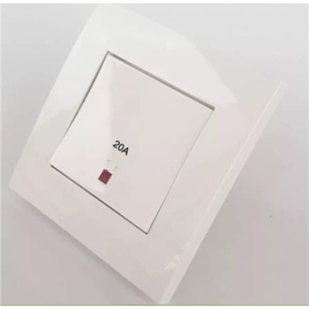 20A 1 GANG SWITCH SELAMAT MQ8101-20A WHITE