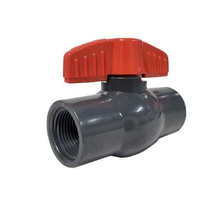 ATKC PVC COMPACT BALL VALVE 3/4" THREAD END