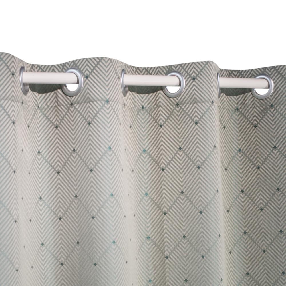 HLS ZOOMA EYELET CURTAIN 140X250 GREEN