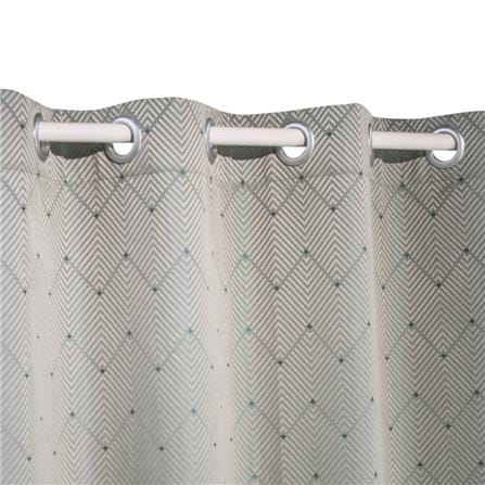 HLS ZOOMA EYELET CURTAIN 140X250 GREEN