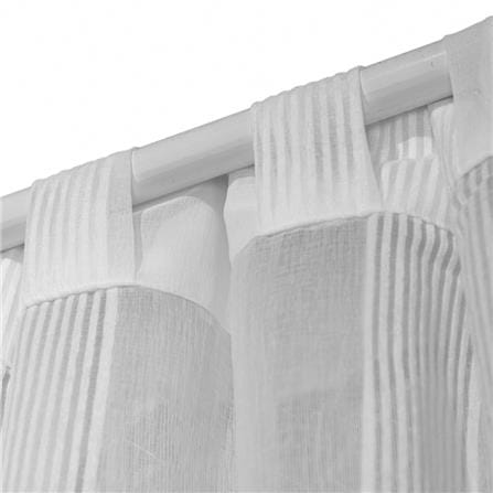 HLS TEMPO SHEER CURTAIN 150X180 WHITE