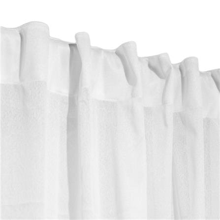 HLS STEAM SHEER CURTAIN 140x180 WHITE