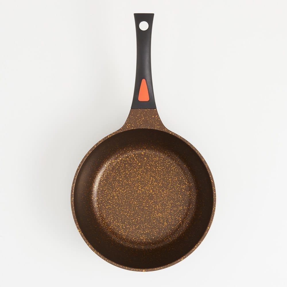 AIMEDIA JAPAN DEEP FRYPAN IH GOLD MARBLE 100K 24CM