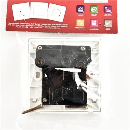 SELAMAT 13A 1GANG SWITCH SCKT MQ8131NEON