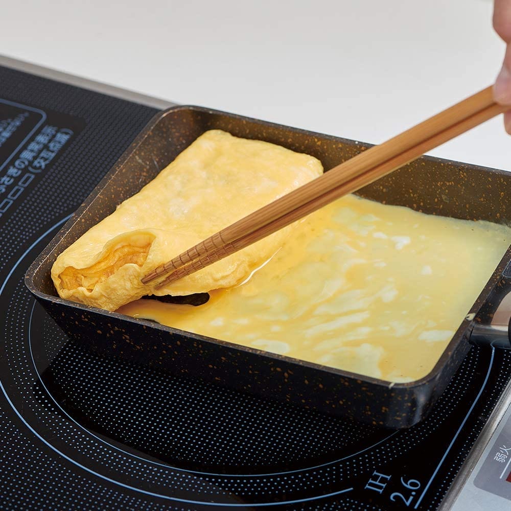 AIMEDIA JAPAN FRYPAN TAMAGOYAKI IH GOLD MARBLE