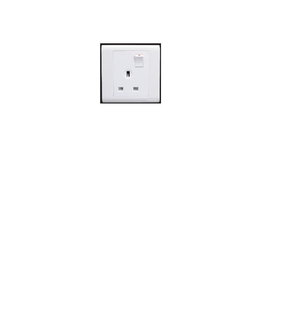 SELAMAT 13A 1GANG SWITCH SCKT MQ8131S