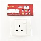 SELAMAT 13A 250V 1 GANG SWITCH SOCKET MQ8131S WHITE