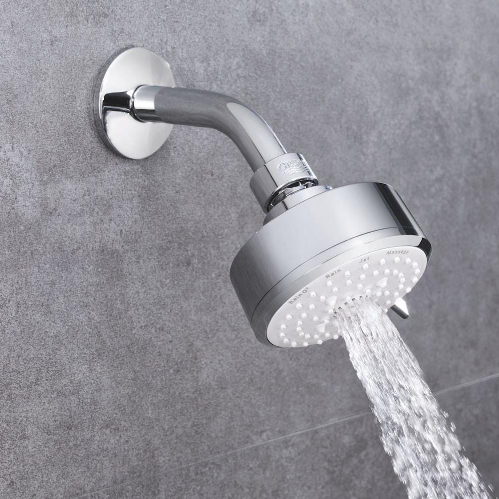 GROHE SHOWER HEAD 3 FUNCTION 10CM 26090001 CHROME