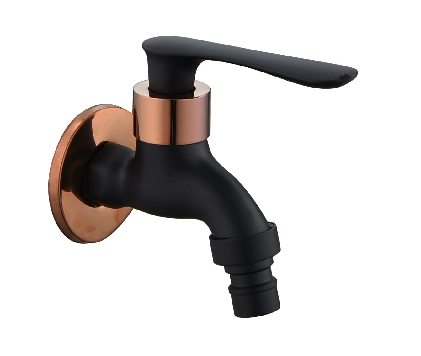 CABANA WALL TAP W/HOSE CB2831-BL (E) BLACK/ROSE GOLD H10XW9XD3 CM